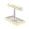 Natural Themed Gold and White Wood Jewelry Stand, 10" x 12" x 7"